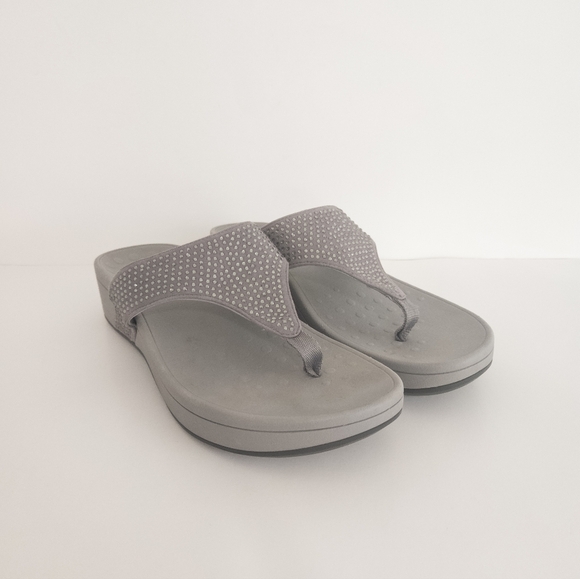 Vionic Shoes - Vionic Naples rhinestone Wedge sandals size 11